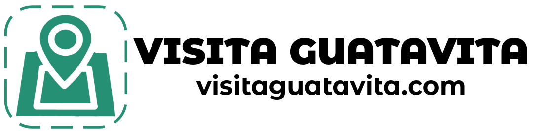 Logo Visita Guatavita blanco