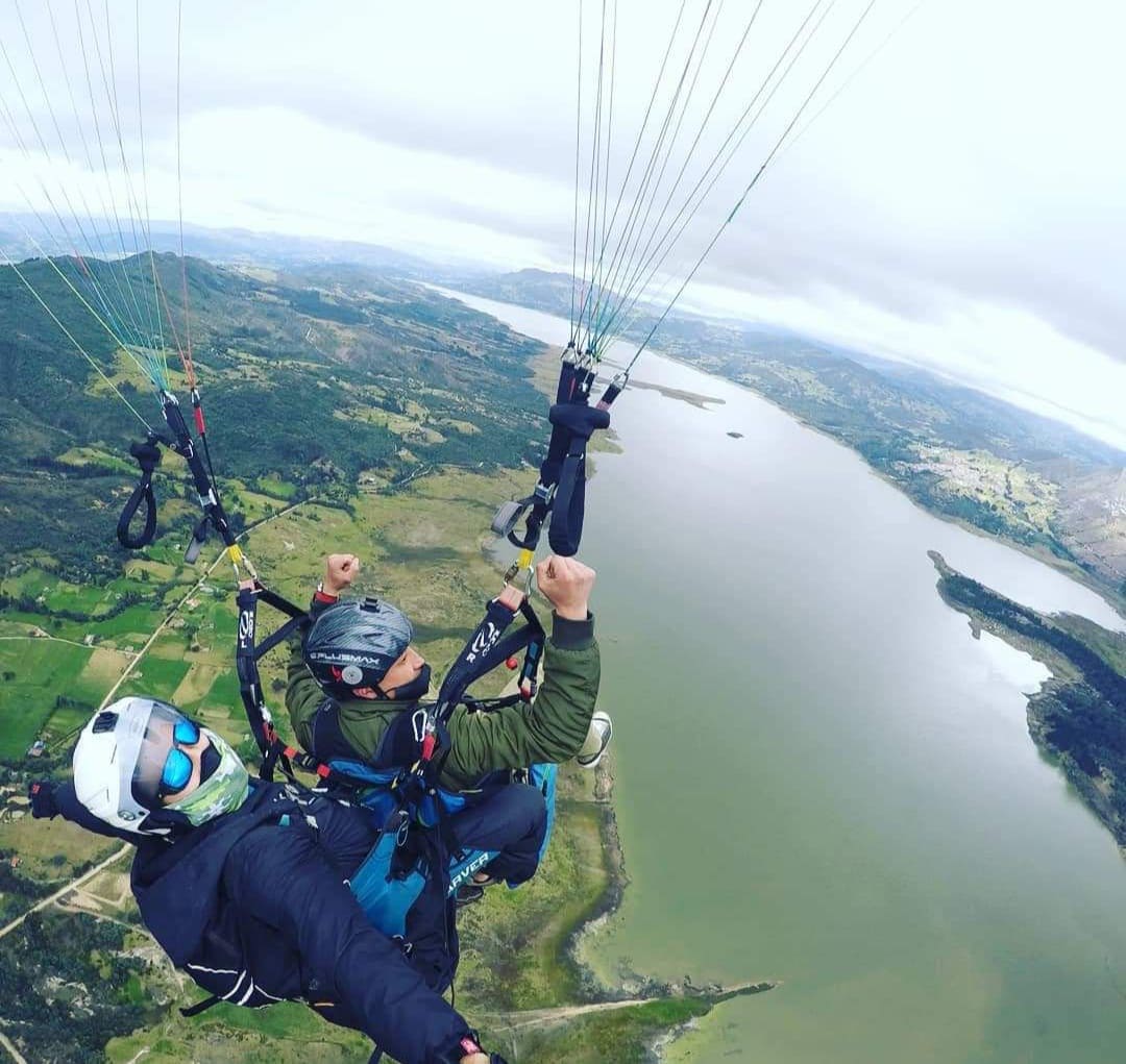 Parapente en guatavita 1