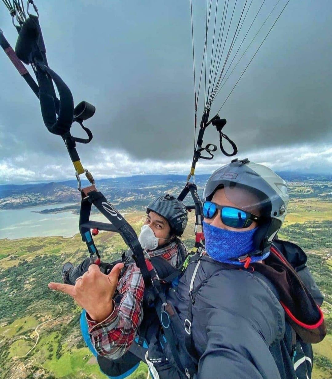 Parapente en guatavita 2